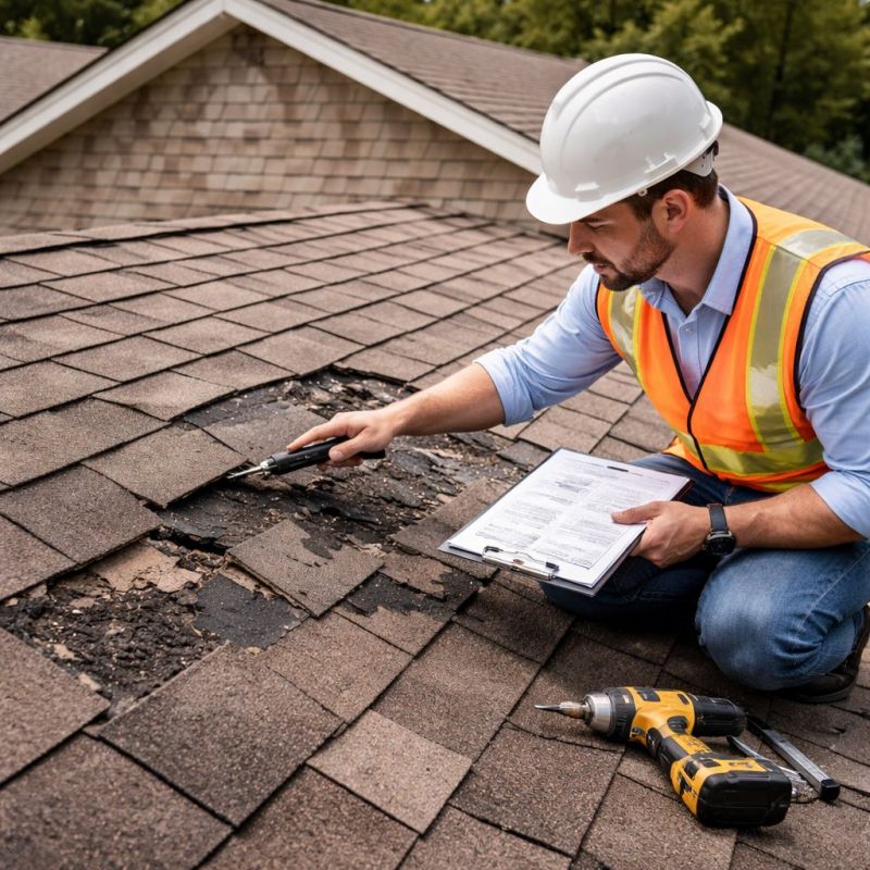 Asphalt Roof Inspection in Bushkill, PA