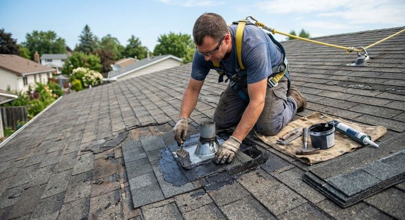 Asphalt Roof Leak Repair in Pocono Manor, PA