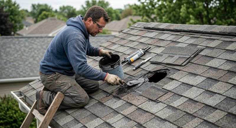 Asphalt Roof Leak Repair in Saylorsburg, PA