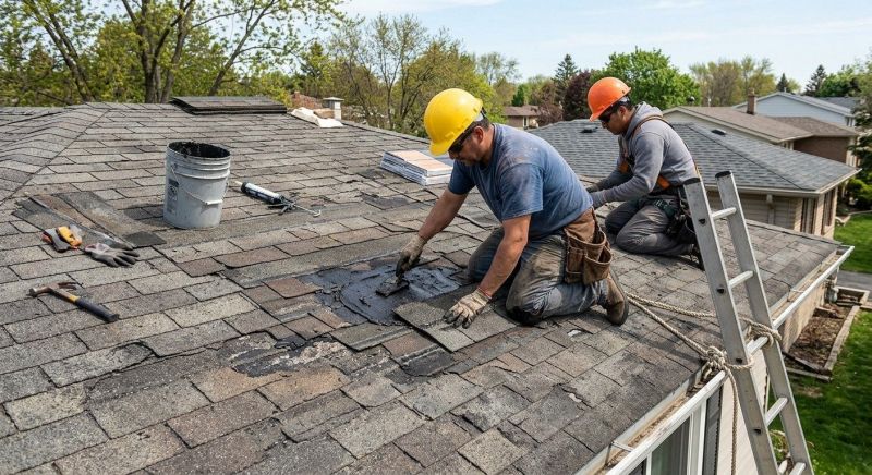 Asphalt Roof Repair in Bushkill, PA