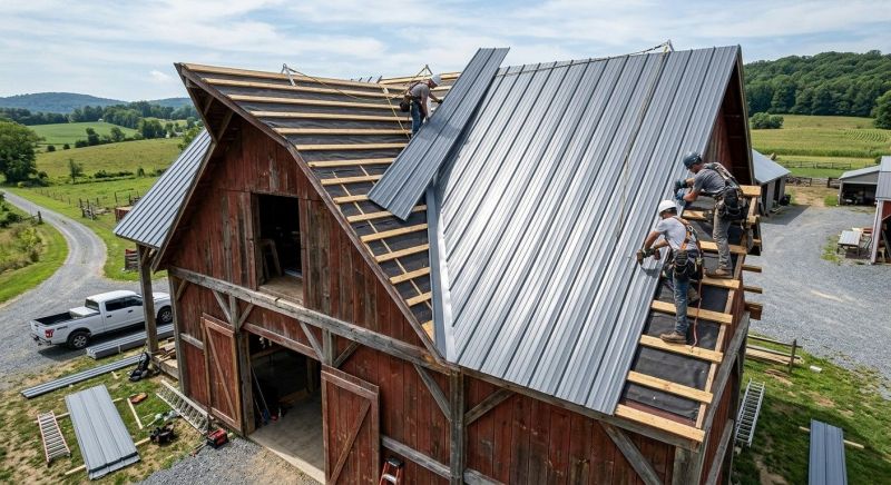 Barn Roof Construction in Mount Pocono, PA