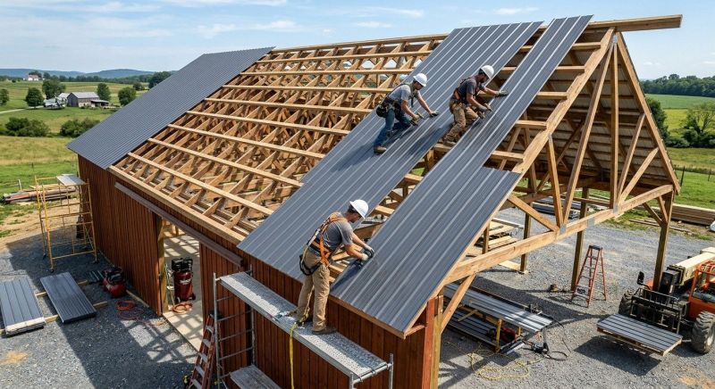 Barn Roof Construction in Mount Pocono, PA