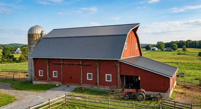 Barn Roof Replacement in Effort, PA
