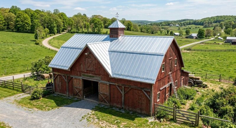 Barn Roof Replacement in Long Pond, PA