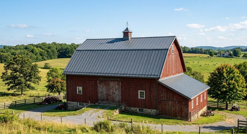 Barn Roof Replacement in Moscow, PA