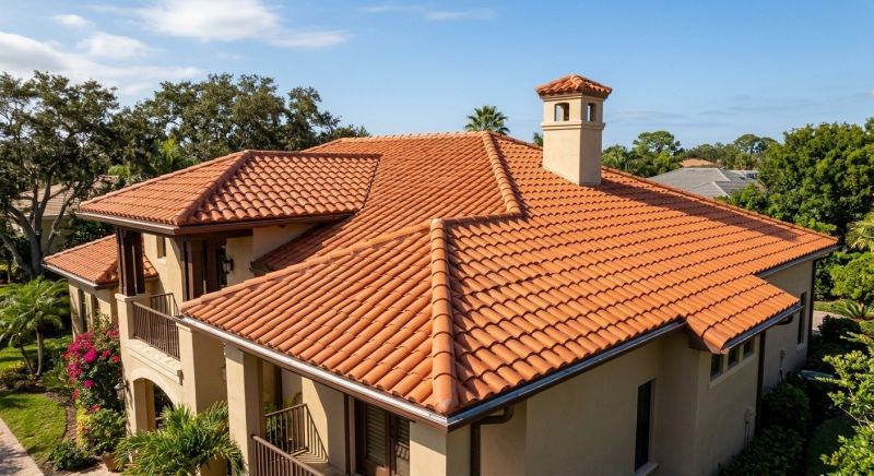 Barrel Tile Roof Installation in Mount Pocono, PA