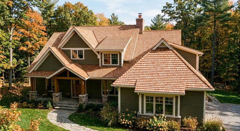 Cedar Roof Installation in Long Pond, PA