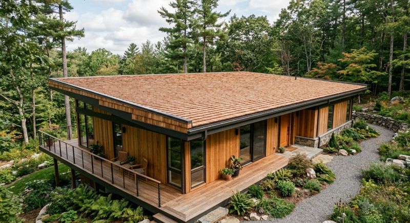 Cedar Shake Roof Construction in Effort, PA