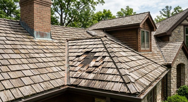Cedar Shake Roof Repair in Effort, PA