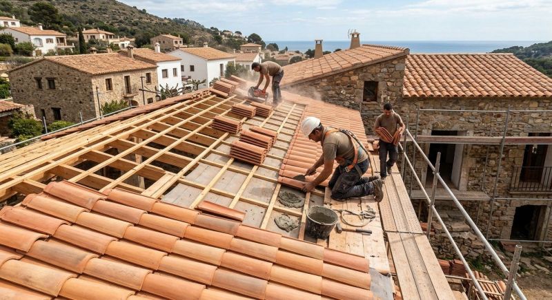 Clay Roof Installation in Newfoundland, PA