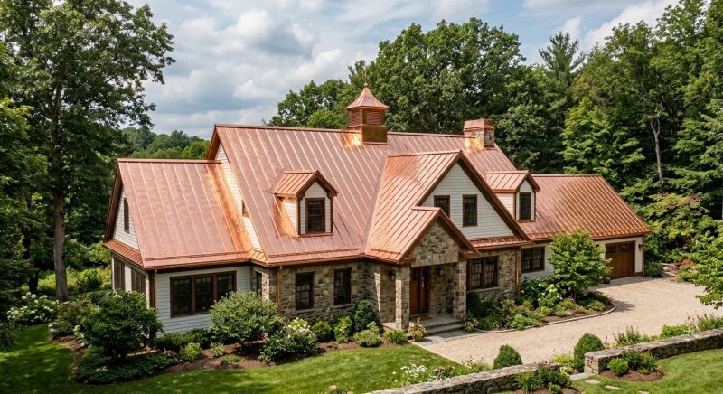 Copper Roof Replacement in Mount Pocono, PA