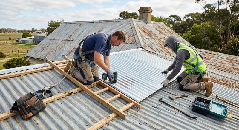 Corrugated Roof Repair in Moscow, PA