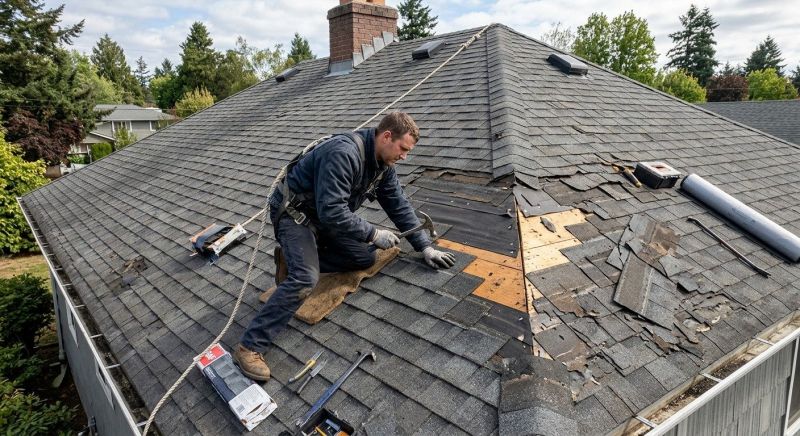 Damaged Roof Repair in Tobyhanna, PA