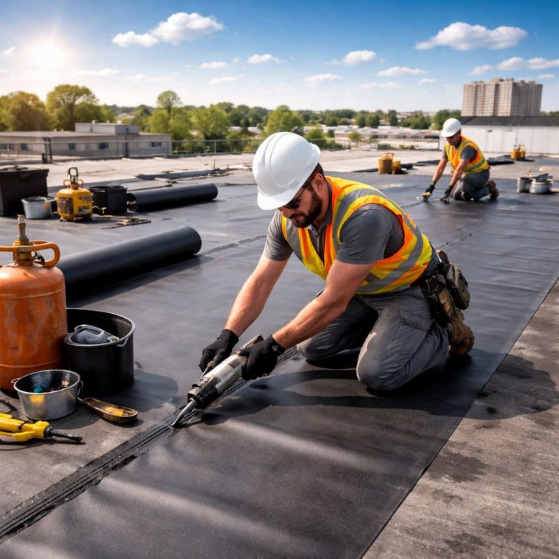 Epdm Roof Installation in Lake Ariel, PA