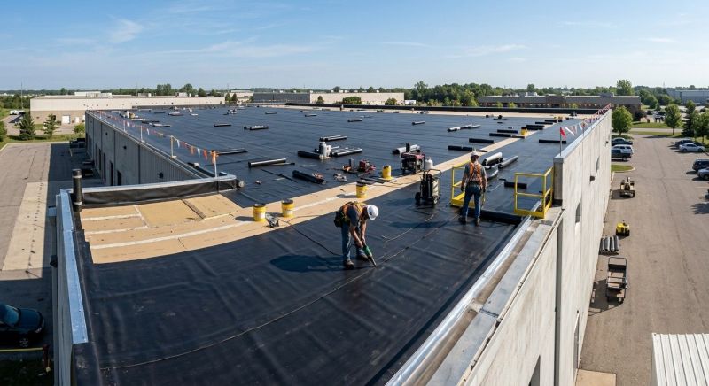 Epdm Roof Installation in Tafton, PA