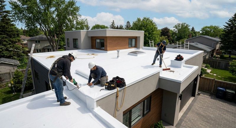 Flat Roof Installation in Cresco, PA