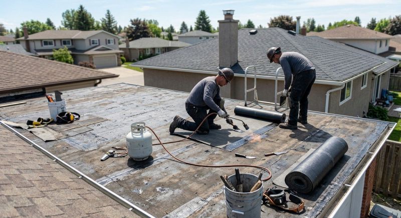 Flat Roof Repair in Moscow, PA