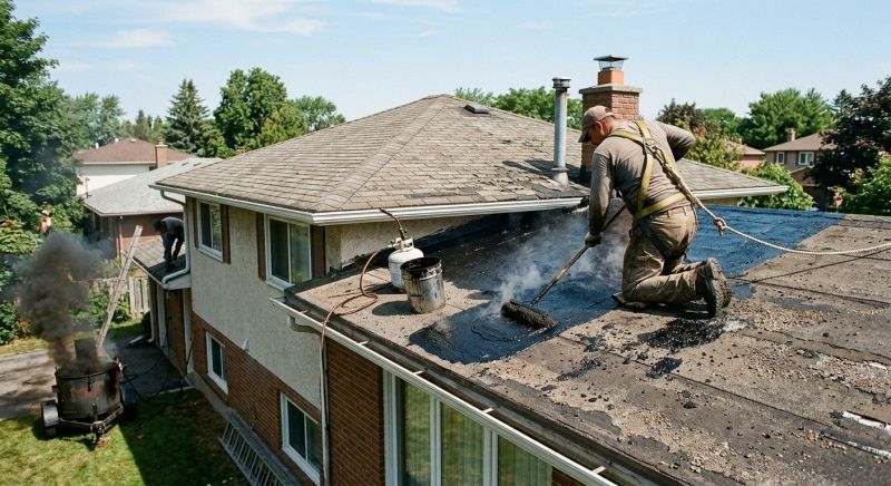 Flat Roof Tar Repair in Mount Pocono, PA