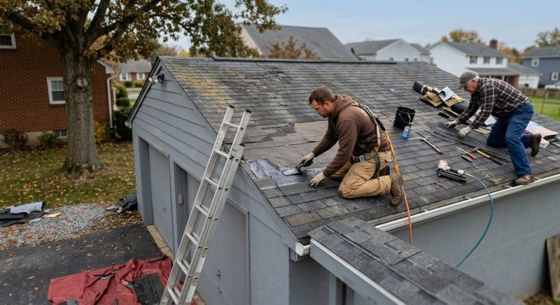 House Roof Repair in Bushkill, PA