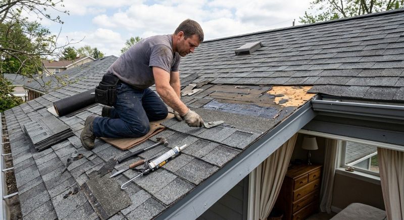 House Roof Repair in Mount Bethel, PA