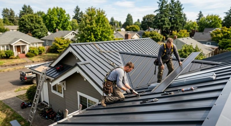 Metal Roof Repair in Tobyhanna, PA