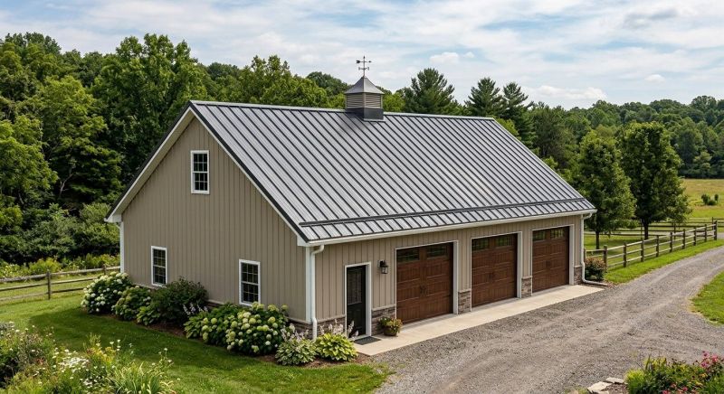 Pole Barn Roof Repair in Saylorsburg, PA