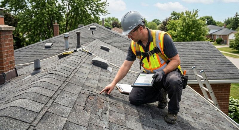 Roof Damage Inspection in Brodheadsville, PA