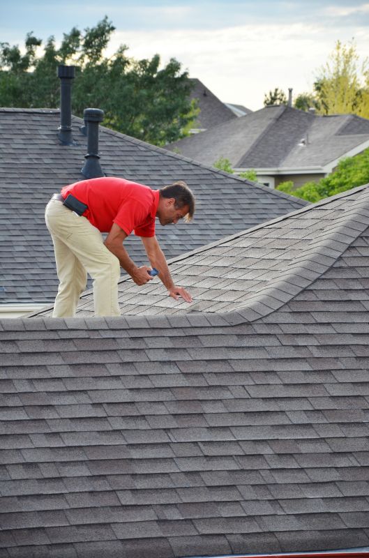 Roof Damage Inspection in Effort, PA