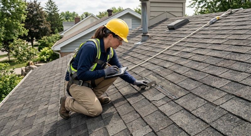 Roof Damage Inspection in Saylorsburg, PA
