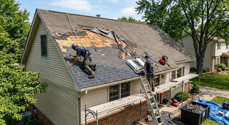 Roof Damage Repair in Moscow, PA