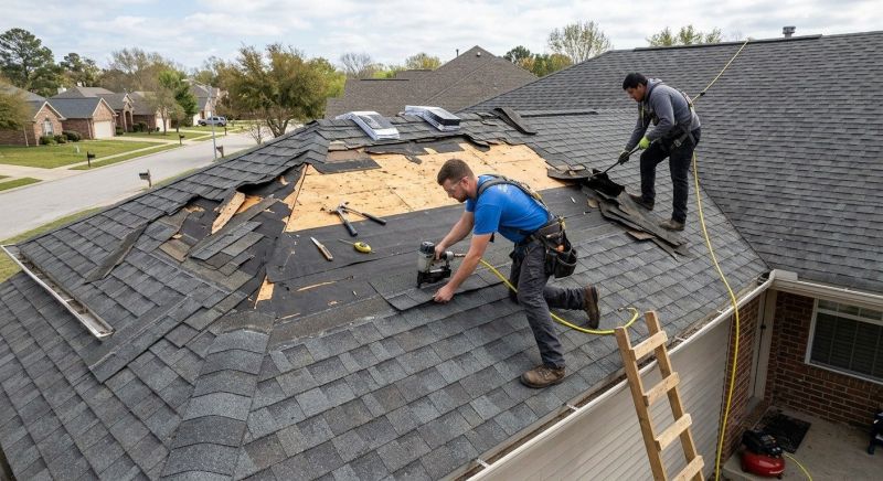 Roof Damage Restoration in Effort, PA
