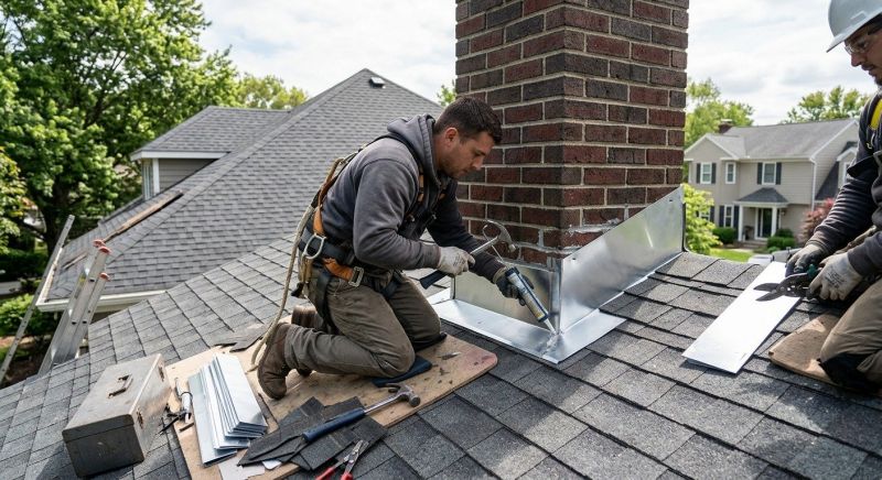 Roof Flashing Installation in Bushkill, PA