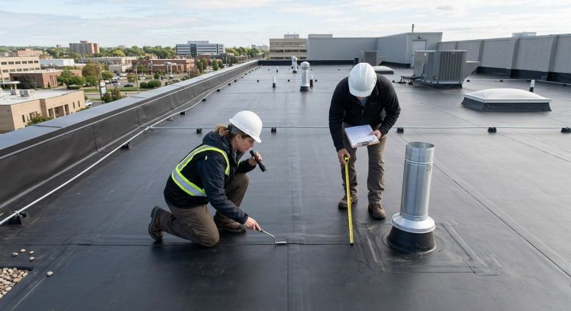 Rubber Roof Inspection in Mount Pocono, PA