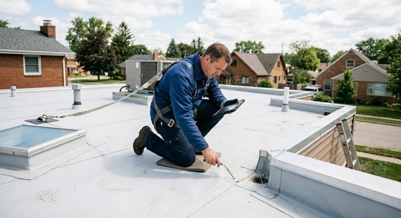 Rubber Roof Inspection in Mount Pocono, PA