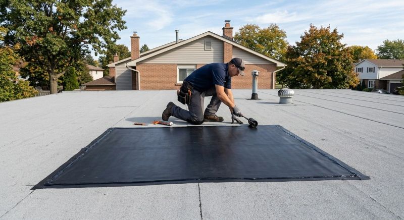 Rubber Roof Repair in Albrightsville, PA