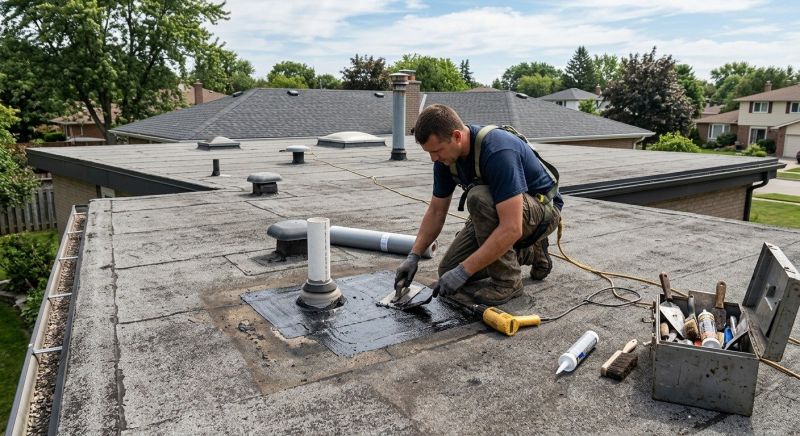 Rubber Roof Repair in Pocono Manor, PA