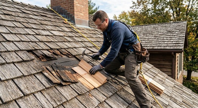 Shake Shingle Repair in Moscow, PA