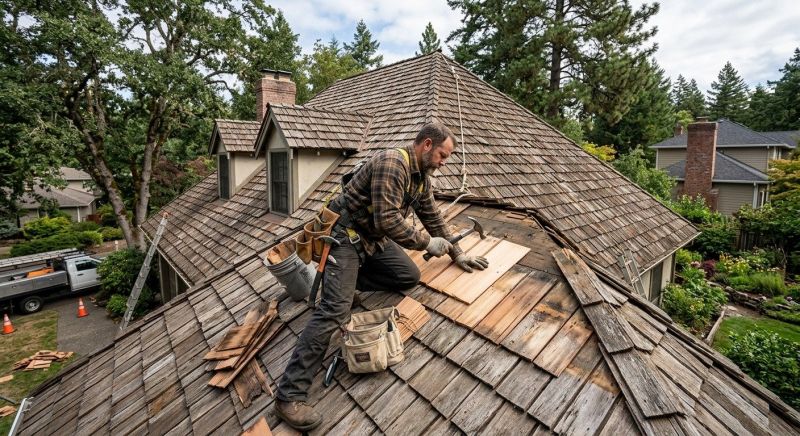 Shake Shingle Repair in Newfoundland, PA