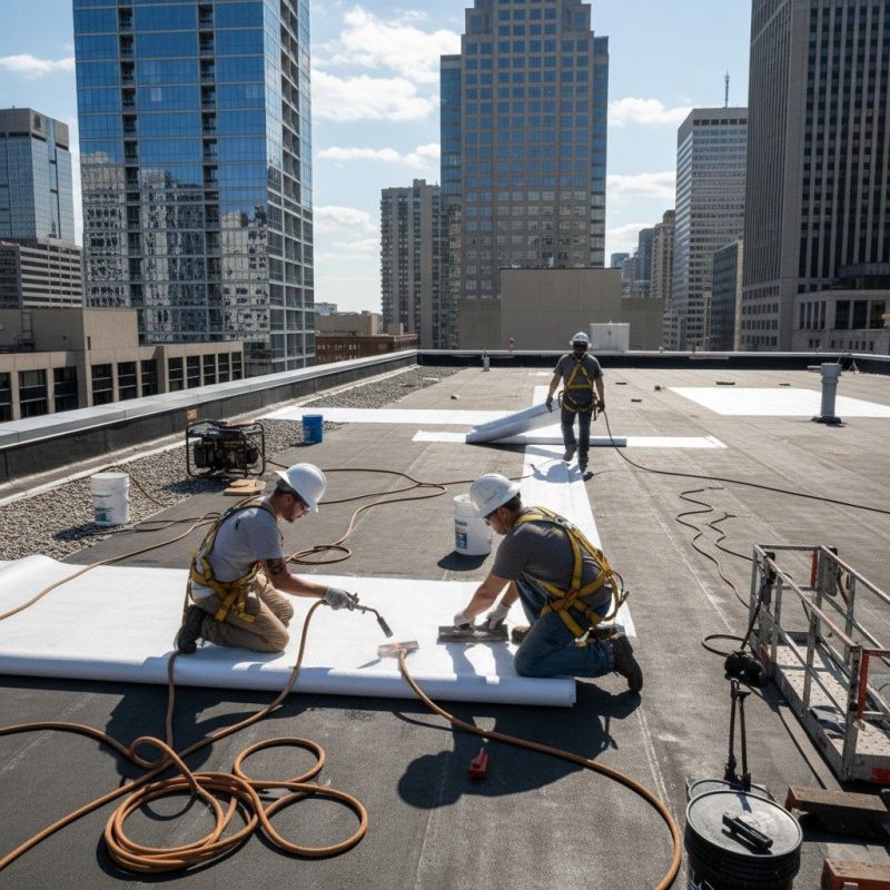 Single Ply Roof Repair in Stroudsburg, PA
