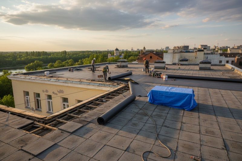 Single Ply Roof Replacement in Swiftwater, PA