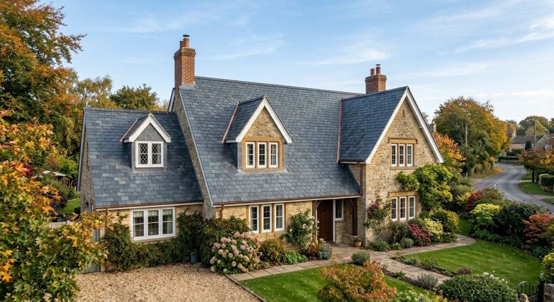 Slate Roof Construction in Newfoundland, PA