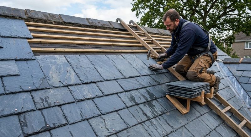 Slate Roof Construction in Tafton, PA