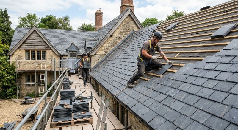 Slate Roof Construction in Tobyhanna, PA