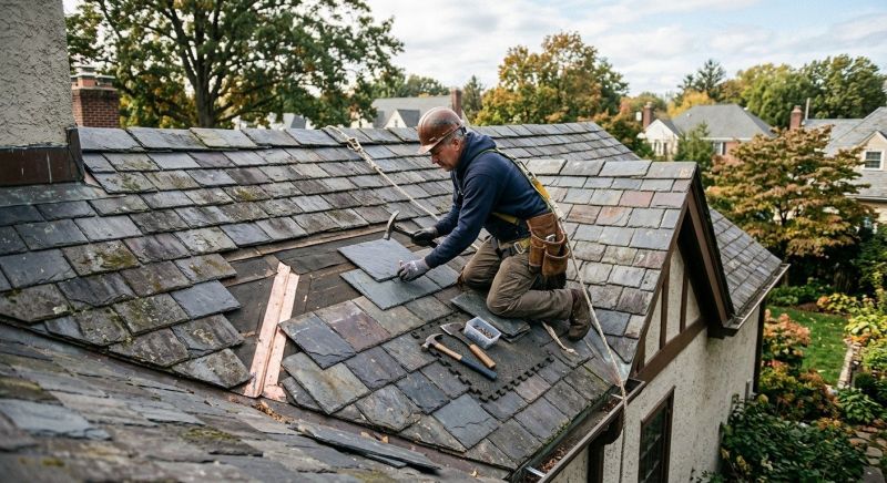 Slate Roof Repair in Albrightsville, PA