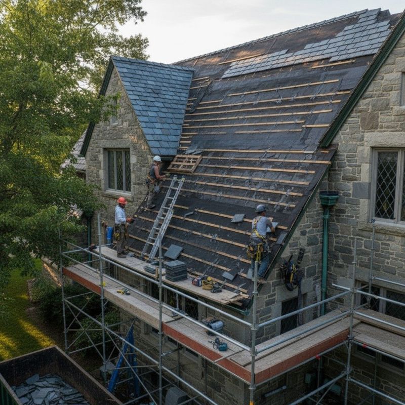 Slate Roof Replacement in Brodheadsville, PA