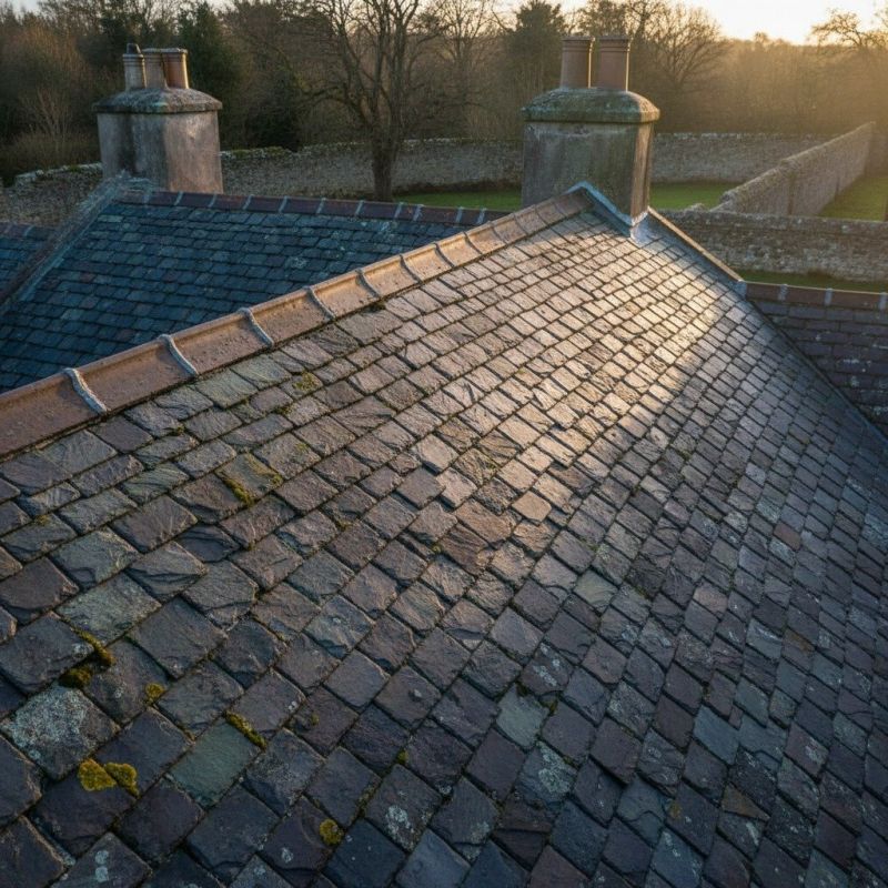 Slate Roof Replacement in Effort, PA