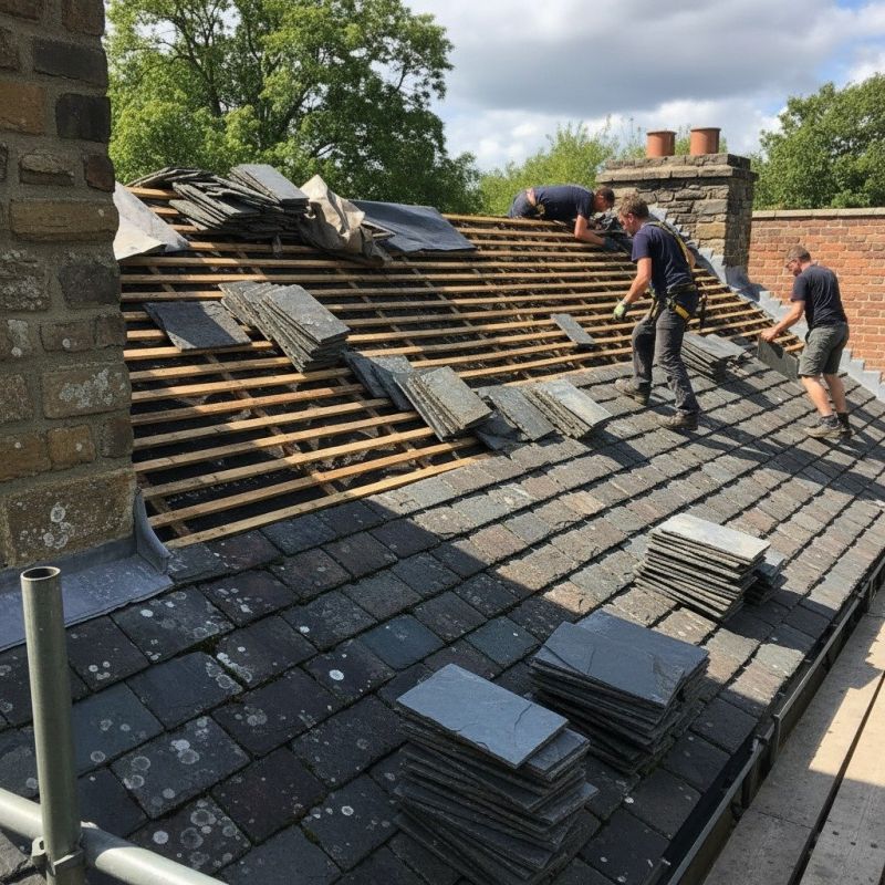 Slate Roof Replacement in Moscow, PA