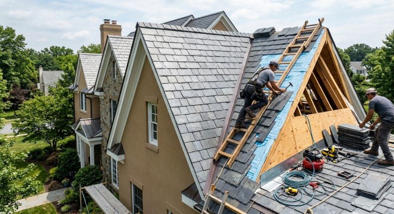 Slate Shingle Replacement in Mount Pocono, PA