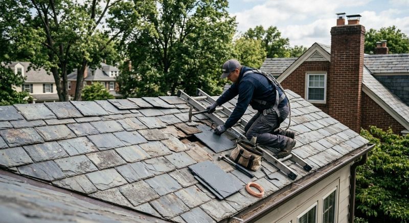 Slate Shingles Repair in Mount Pocono, PA