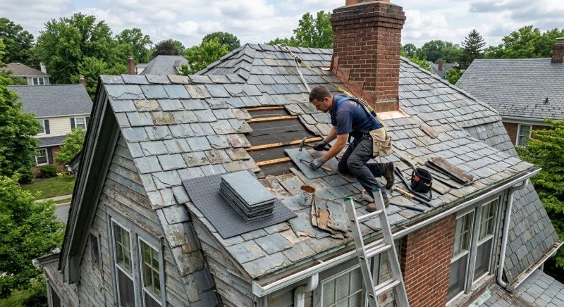 Slate Shingles Repair in Stroudsburg, PA